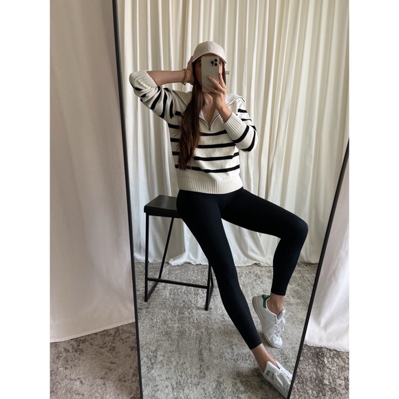 JANE STRIPED PULLOVER — In Off white - Picture 4 of 9